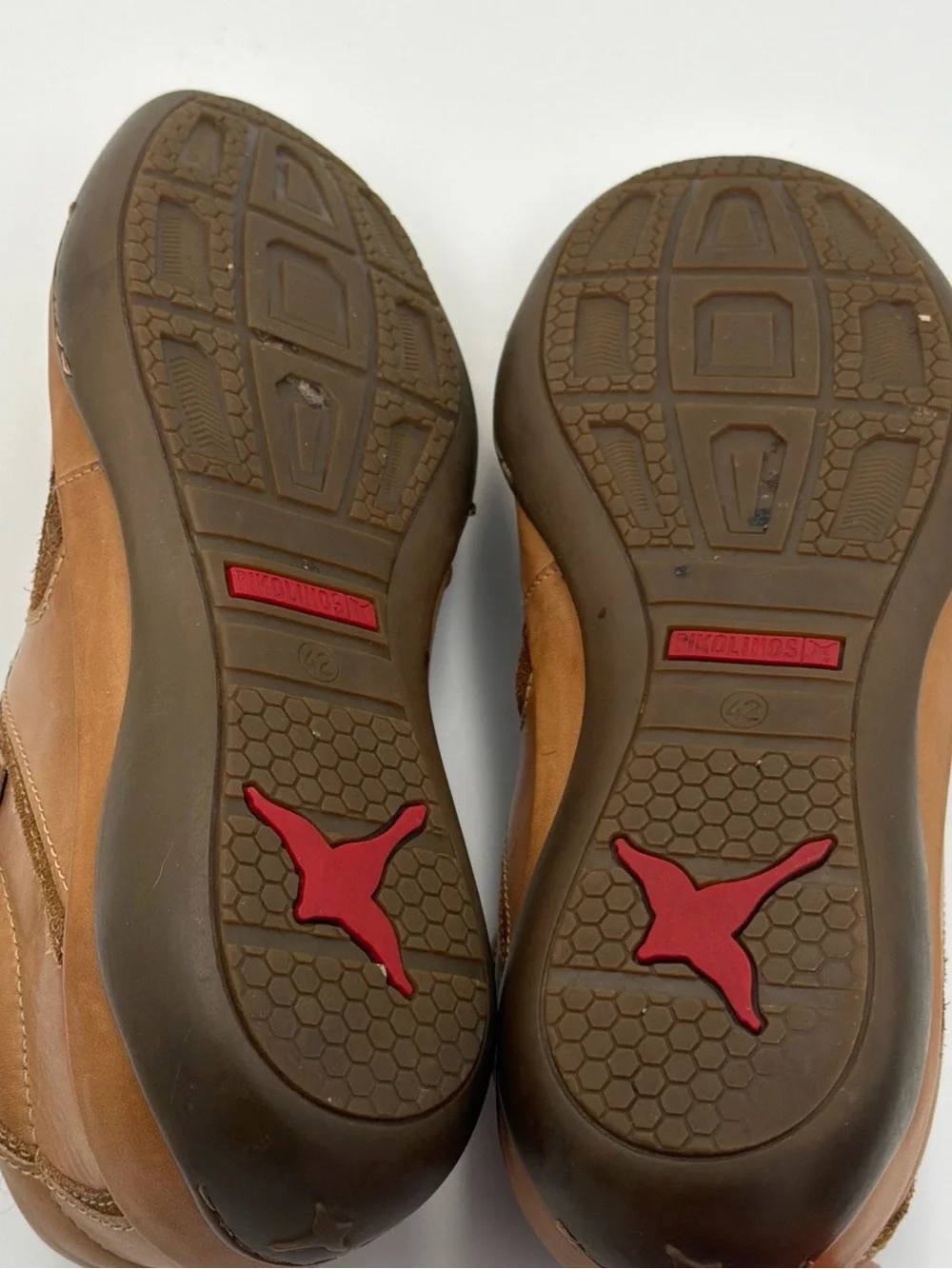 Pikolinos 07F-5046 Suecia Castor Brown Leather Slip On Shoes Men’s Sz 42 - READ